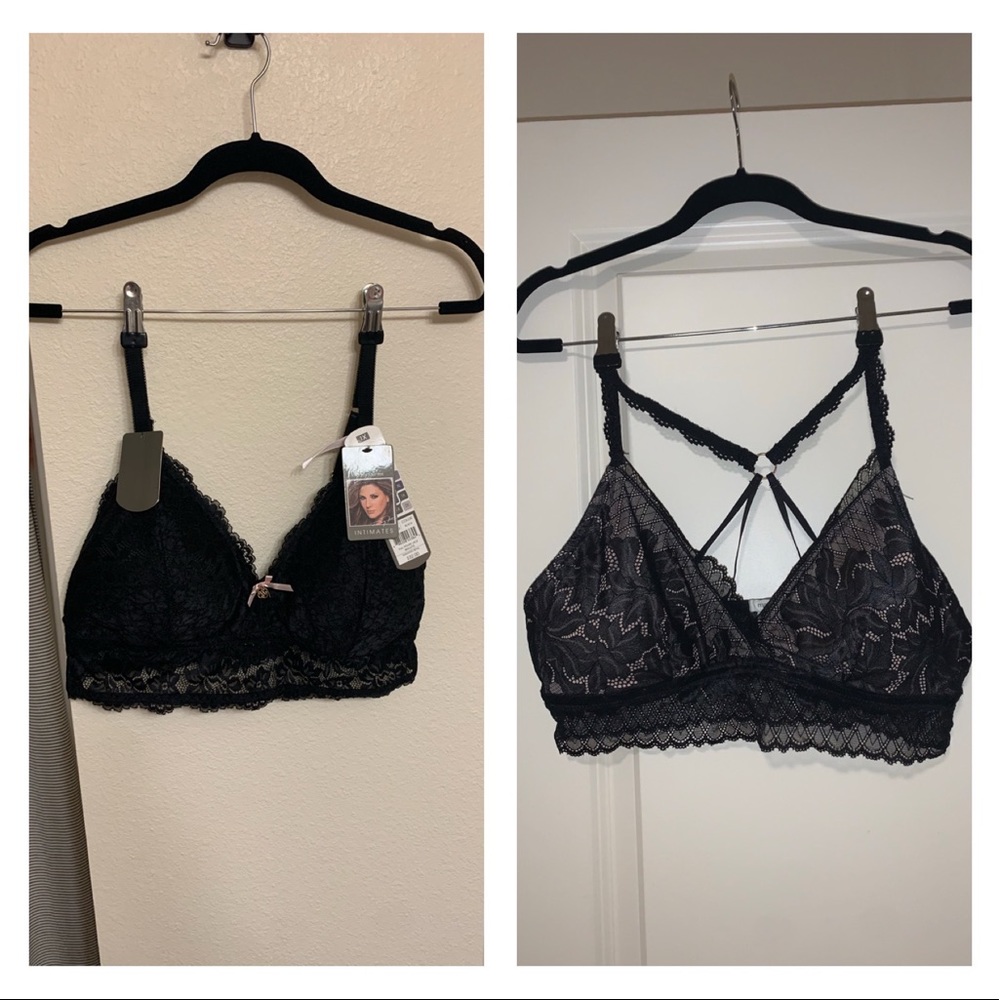 Two bralettes size large and 1X
